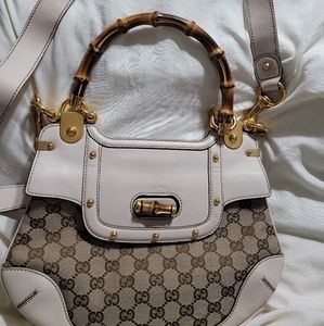AUTHENTIC GUCCI W/BAMBOO HANDLE